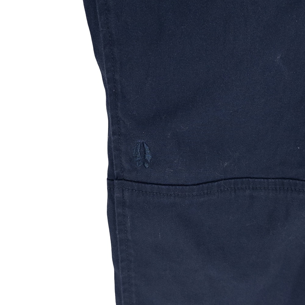 Bearded Goat Mens M Pants Navy Blue Elastic Waist Stretch Twill Gorpcore Utility - Picture 5 of 16